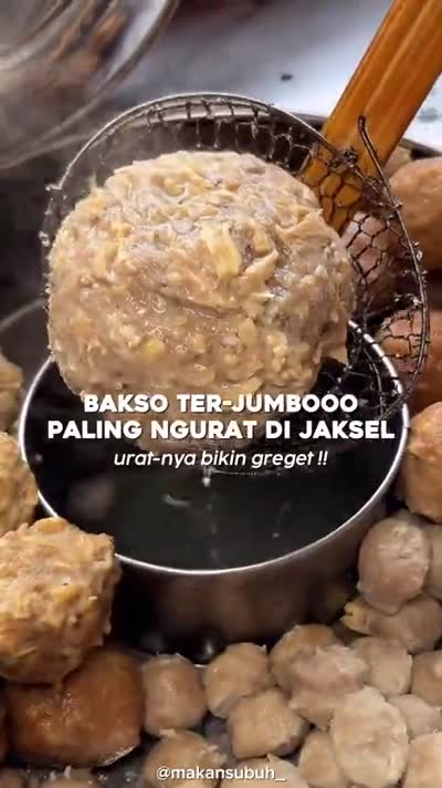 Bakso Endul Uratnya Keliatan!